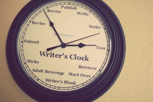 writer's clock